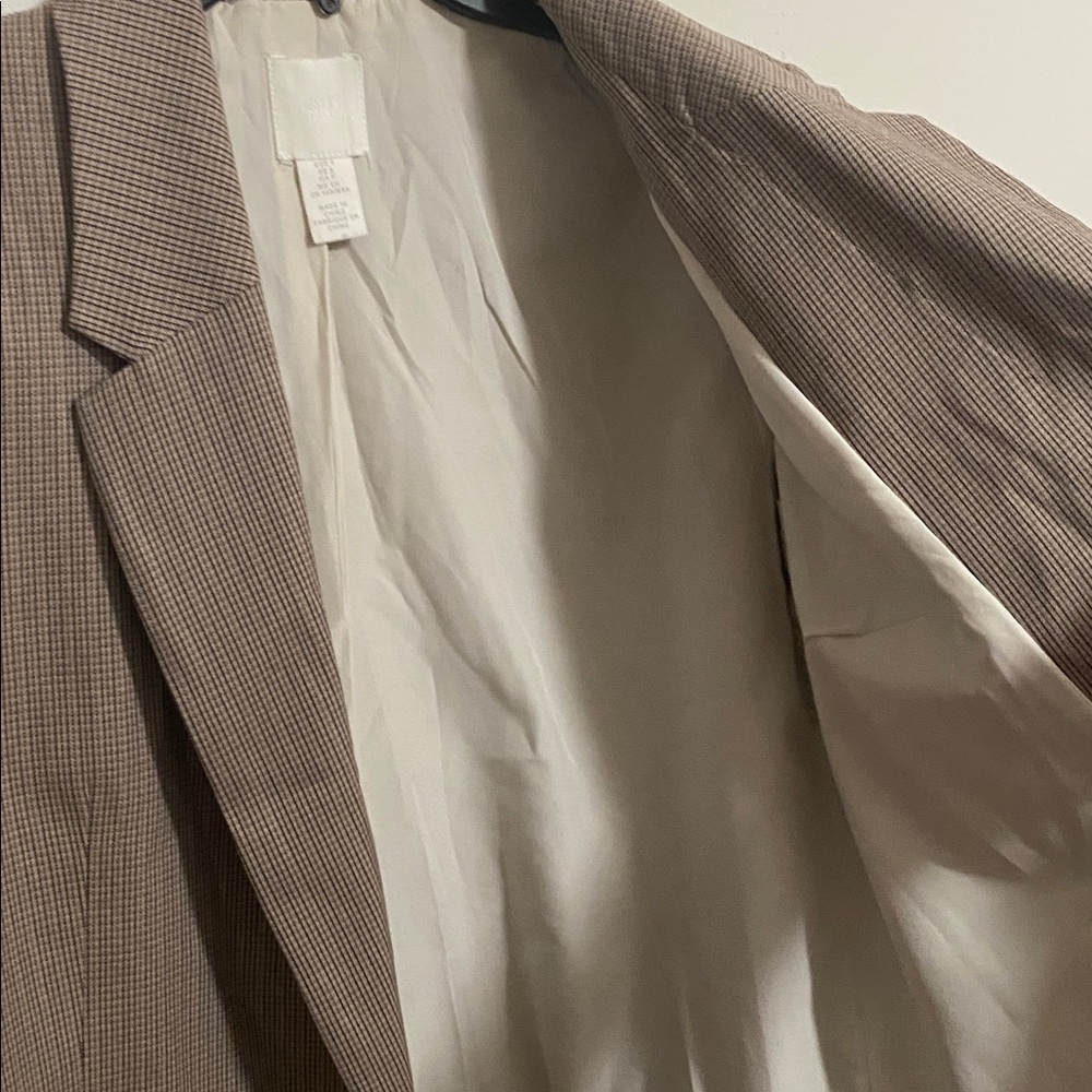 H&M ladies plaid blazer jacket - Picture 6 of 9